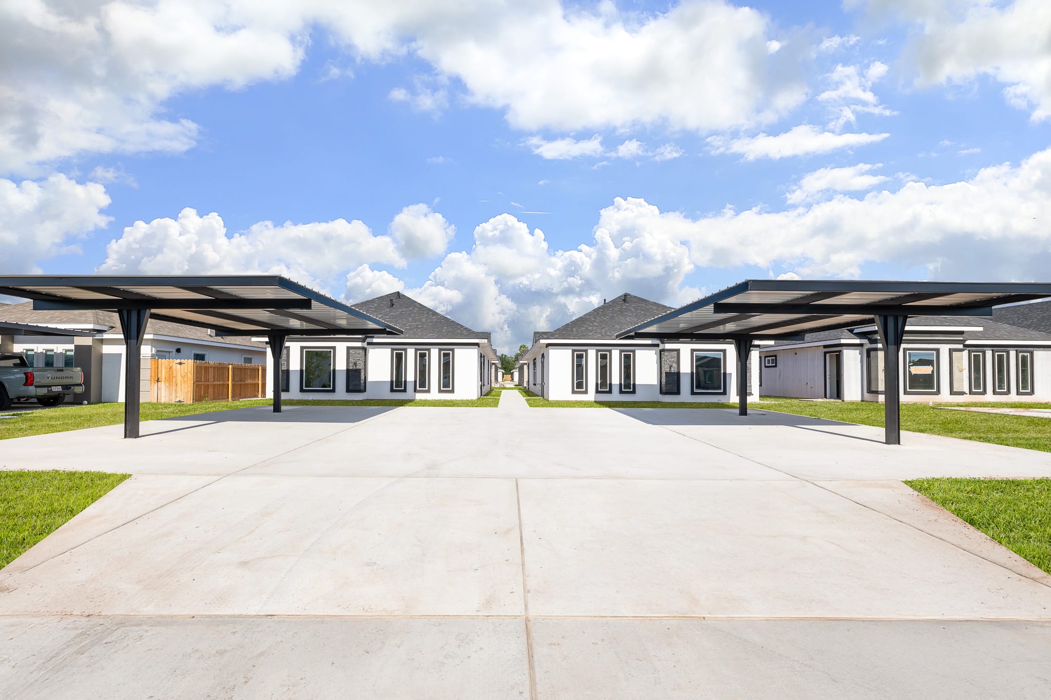 Fourplex construction by Guzman Construction